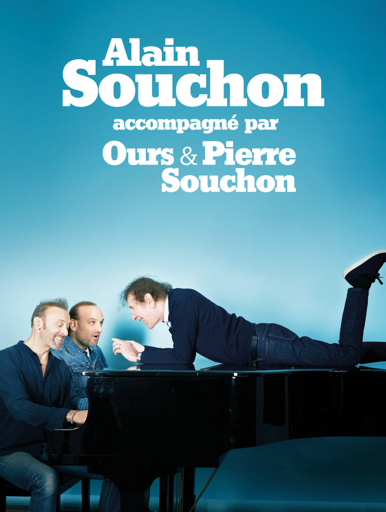 Alain Souchon accompagné par Ours et Pierre Souchon